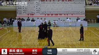 倉成 健治 メ(延)－ 佐藤 忠彦 _ 第63回全日本東西対抗剣道大会　男子9将戦