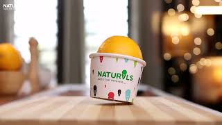 Naturals ice cream |  Orange Pistachio