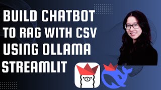 Make a Customized RAG Chatbot to Talk to CSV File Using Ollama DeepSeek and Streamlit Full Tutorial