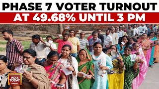 Phase 7 Voter Turnout At 49.68% Till 3 Pm | Healthy Voting In Himachal, West Bengal | India Today