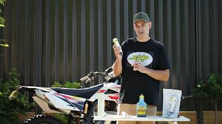An easy way to measure 2 stroke oil ratio