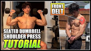 How To Do The Seated Dumbbell Shoulder Press 2 Minute Tutorial