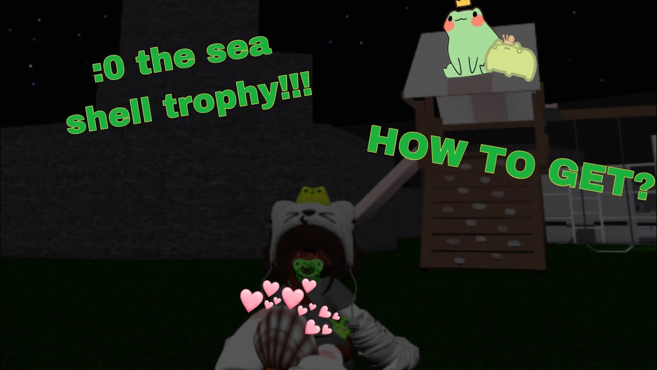 How To Get Seashell Trophy In Bloxburg! #roblox - YouTube