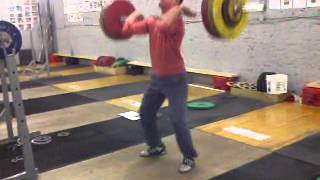 Corey PR clean and jerk with 113kg