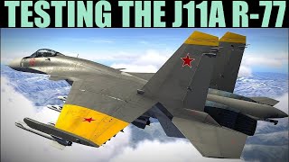 Testing Shenyang J-11A R-77 Fox-3 Missiles | DCS WORLD