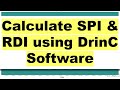 Calculating SPI and RDI using DrinC Software | Standardized Precipitation Index | Drought Index