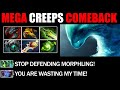 Impossible Mega Creep Comeback By Divine Rapier Morphling - Epic Battle Fight Immortal Rank Dota 2