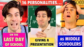 16 Personalities at School SUPERCUT | Frank James MBTI Comedy Sketch Compilation