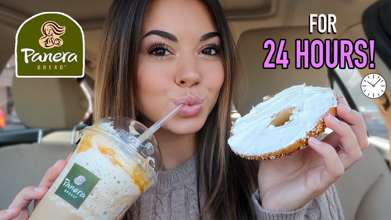 I Ate Only Panera For 24 Hours Challenge Breakfast Lunch Dinner