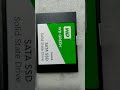 ssd wd green 240gb shorts.