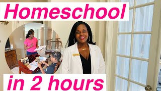 Homeschooling  with Periodization | Finish Homeschool in two hours