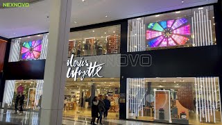 Upgrade Storefront Display: Galeries Lafayette's Invisible LED Display Screen