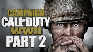 Call Of Duty: WWII - Let's Play (Campaign) - Part 2 - "Operation Cobra" | DanQ8000