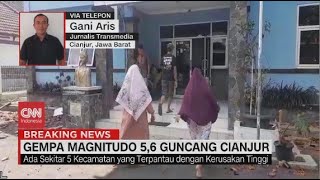 Gempa Cianjur, 5 Kecamatan Mengalami Kerusakan Tinggi