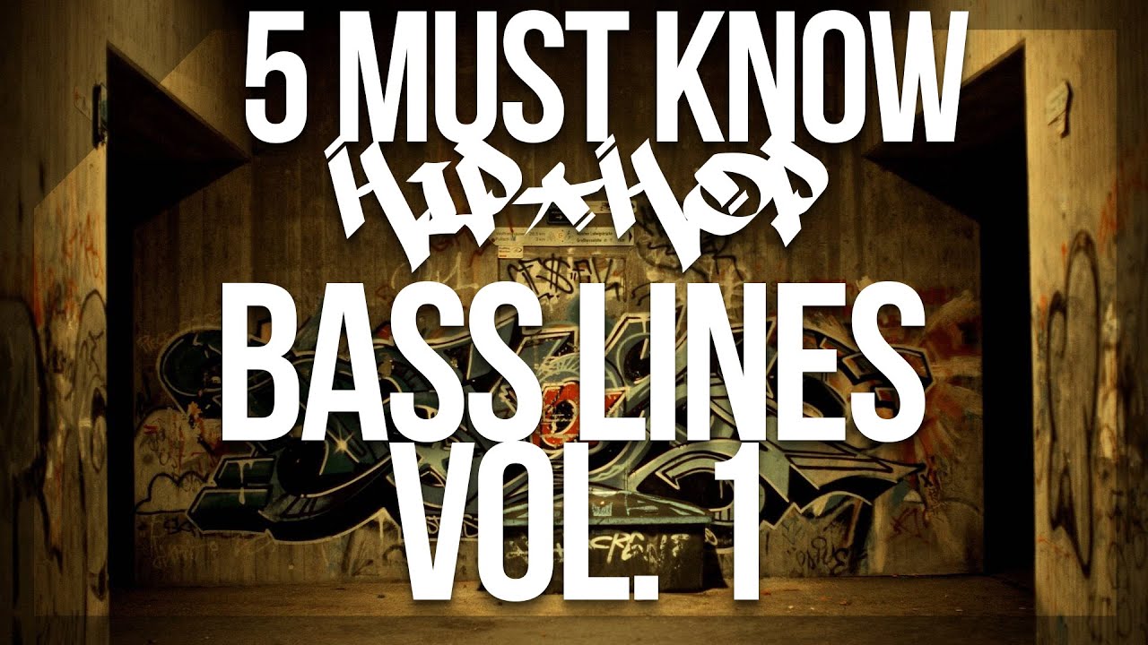 5 MUST KNOW HIP HOP BASS LINES - YouTube