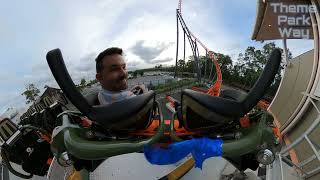 POV Steel Taipan Roller Coaster at Dreamworld | World's First Rear Spinning Seats