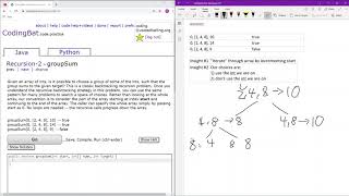 Recursion - 2 (groupSum) Java Solution || Codingbat.com