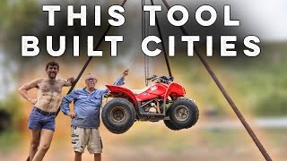 The One Tool That Built Ancient Cities | The Tripod Hoist
