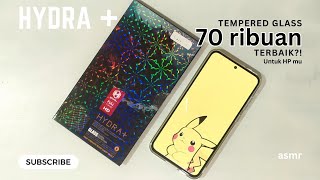 Unboxing Step by Step cara Pasang Tempered Glass Terbaik?! di Hp Mu Pakai Hydra Plus (Hydra +)