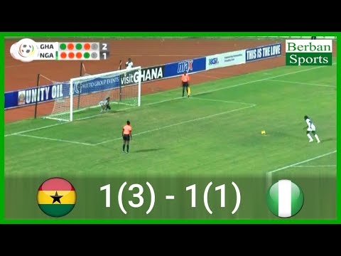 U20 Girls Ghana Vs Nigeria 1(3) - 1(1) Penalty Kicks || WAFU ZONE B Cup ...