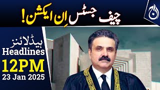 Judicial Commission Meeting Under the Chairmanship of CJP to be Held Today -12PM Headlines -Aaj News