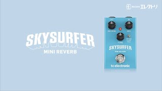 【日本語字幕】tc electronic SKYSURFER MINI REVERB ~ コンパクトリバーブペダル ~