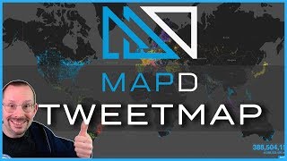 mapD - a Free Visual Tweet Map that Displays Millions of Tweets