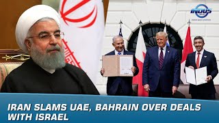 Iran slams UAE, Bahrain over deals with Israel | News Bulletin | Indus News