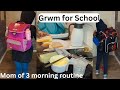 Daily Morning Routine of a Mom of 3 - School Edition