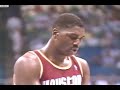 Hakeem Olajuwon 1988 NBA Playoffs R1 Series Highlights (37.5p/16.8r/2.8b/2.3s/1.8a 57% FG 88% FT)