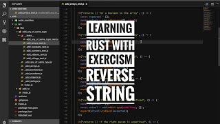 Learning Rust with Exercism - reverse string