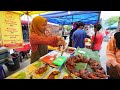 malaysia street food night market ~ setia alam pasar malam part 1 muslim stall 马来西亚夜市美食