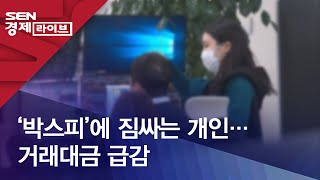 ‘박스피’에 짐싸는 개인…거래대금 급감