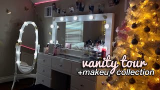 my vanity tour + makeup collection 2023