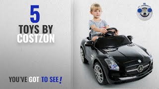 Top 10 Costzon Toys [2018]: Costzon Mercedes Benz SLS Kids Ride On Car RC Battery Toy Vehicle w/MP3