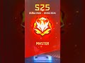 Ending of br -Ranked season grand master to diamond #garenafreefire #freefireshorts #freefireseason