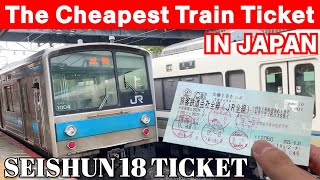 The Cheapest Train Ticket in Japan | SEISHUN 18 TICKET