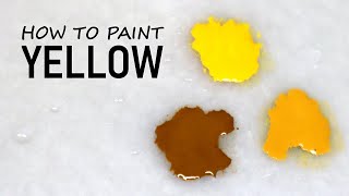 The Secret to Painting YELLOW! (Over a Black Undercoat!)