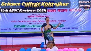 Okhafwrabw - solo dance #UnitABSU #sciencecollege #kokrajhar #sck #SCK