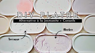 DIY Déco Plâtre - Terrazzo, Marbre, Bicolore - Alternative à la Jesmonite
