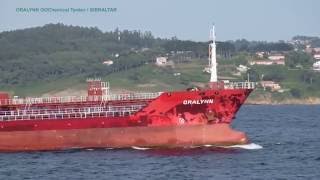 ORALYNN Oil/Chemical Tanker. Arrival at the port of La Coruna (Spain) - 08 August 2016