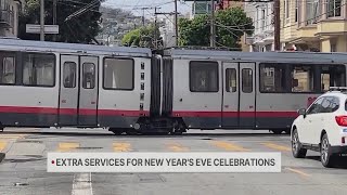 Bay Area transit agencies offer free, extra services during NYE celebrations