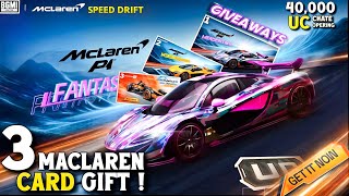 New McLaren Car Skins | F1 Buggy Speeddrift | 40000 UC | 3 McLaren Gift | New McLaren create opening