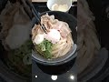 【はなまるうどん】塩豚温玉ぶっかけうどん（冷）（中）（税込800円） 昼ご飯 うどん