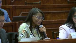Fiscal general del Estado, Diana Salazar, comparece ante Comisión de Fiscalización - AN