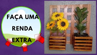 (38)-Faça uma renda extra fazendo trabalhos com madeira de pallet.