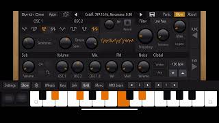 Nathan K5h On Synthesizer