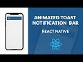 Animated Toast Notification with React Native | Speed Code UI #reactnative