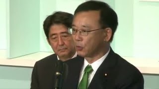 泣ける。政権奪還前・2012年の総裁選での谷垣さんの自民党総裁退任での名演説。うしろで安倍ちゃんも泣きそうになっている。　石破茂！谷垣さんの爪の垢でも飲め。