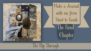 Come Make a Journal with me: junk journal flip through- sold, thank you❤️